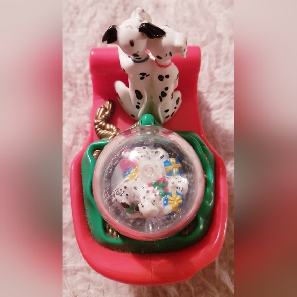 1996 101 Dalmatians Snow Globe Holiday Figure Disney McDonald's Toy TLC - Picture 10 of 16